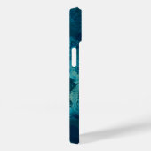 Blauw Blauwgroen acrylveeg Abstract vloeibaar Case-Mate iPhone Case (Achterkant / Rechts)