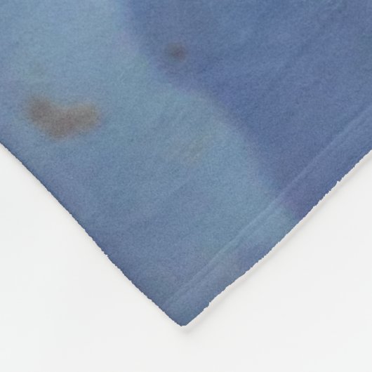 Blauw blauwgroen bruin custom antiek auto, roest m fleece deken (Hoek)