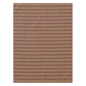 Blauw Blauwgroen Donkerbruin Beige Sinaasappel Roo Tafelkleed (Voorkant)