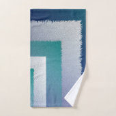 Blauw blauwgroen grijs ex pastel bad handdoek (Handdoek)