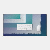 Blauw blauwgroen grijs ex pastel bureaumat (Keyboard & Muis)