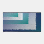 Blauw blauwgroen grijs ex pastel bureaumat (Voorkant)