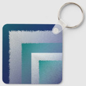 Blauw blauwgroen grijs ex pastel sleutelhanger (Achterkant)