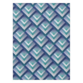 Blauw blauwgroen grijs ex pastel tafelkleed (Voorkant)