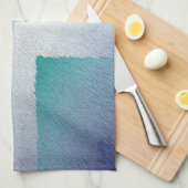 Blauw blauwgroen grijs ex pastel theedoek (Quarter Fold)