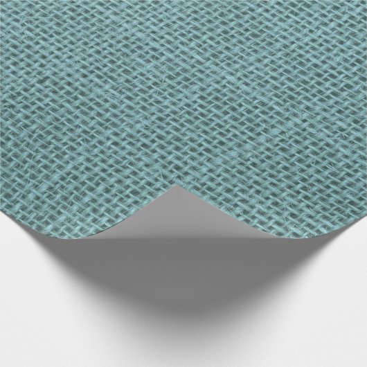 Blauw Blauwgroen omlooppapier voor bunkerschroot Cadeaupapier (Hoek)