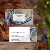 Blauw Blauwgroen Paars en goudalcohol Vloeibare in Visitekaartje