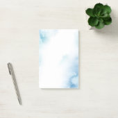 Blauw Blauwgroen Waterverf Abstract Lijst Post-it® Notes (Kantoor)