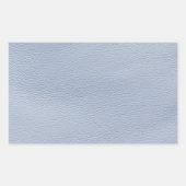 Blauw blik-achtig leder rechthoekige sticker (Voorkant)