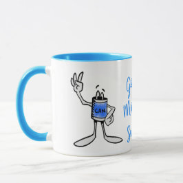 Blauw Blikje Wezen Koffiemok Mok