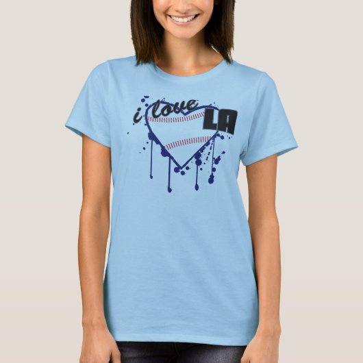 Blauw bloed t-shirt (Voorkant)