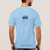 Blauw bloed t-shirt (Achterkant)