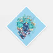 Blauw Bloei Requiem Servet (Hoek)
