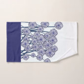 Blauw Bloeiend Geschenk Bad Handdoek (Handdoek)