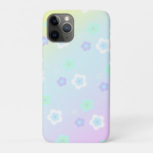 Blauw Bloem Bloem Gradiënt kleurrijk Patroon Case-Mate iPhone Case