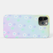 Blauw Bloem Bloem Gradiënt kleurrijk Patroon Case-Mate iPhone Case (Achterkant (horizontaal))