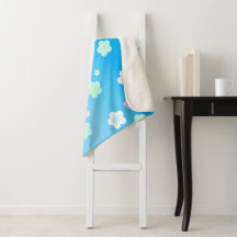 Blauw Bloem Bloem Gradiënt kleurrijk Patroon