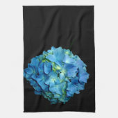 Blauw bloemblauw bloemblauw Hydrangea Theedoek (Verticaal)