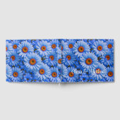 Blauw bloemblauw zonnebloemen blauw madeliefjes pa gastenboek (Volledig)