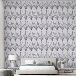 Blauw Bloemen Beste Ontwerp Behang