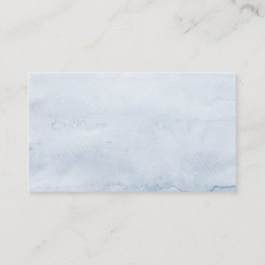 Blauw Bloemen Blauw Blauw Foliage Receptie Enclosu Informatiekaartje (Achterkant)