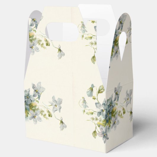 Blauw  Bloemen Celebrations Multi Styles Bedankdoosjes (Geopend)