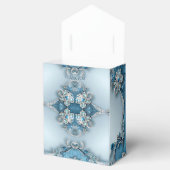 Blauw Bloemen Favoriet Box Bedankdoosjes (Geopend)