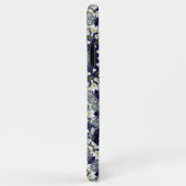 Blauw Bloemen Mandala CaseMate Telefoon Case (Achterkant/rechts)