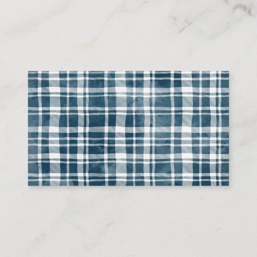 Blauw Bloemen Pompoen Luier Raffle Ticket Informatiekaartje (Achterkant)