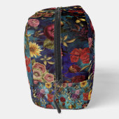 blauw Bloemen Toilettasje (Rechts)