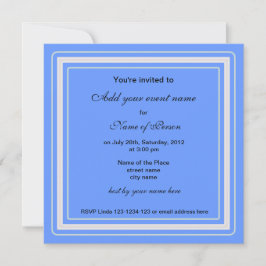 blauw , bloemen , uitnodiging