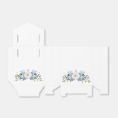 Blauw Bloemen Vergeet me niet gunst box Bedankdoosjes (Uitgevouwen)