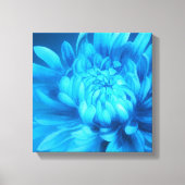 Blauw bloemendoek originele fine-art print (Voorkant)