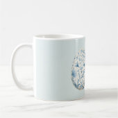 Blauw Bloemenei Koffiemok (Links)
