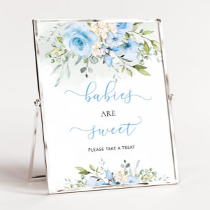 Blauw bloemeneucalyptus Baby's zijn zoet Poster