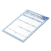 Blauw Bloemengingham_ Concept Zorgplanning Notitieblok (Schuin)