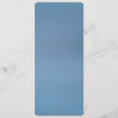 Blauw  Bloemenmenu Menu (Achterkant)