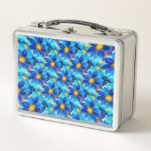 blauw bloemenpatroon (Voorkant)