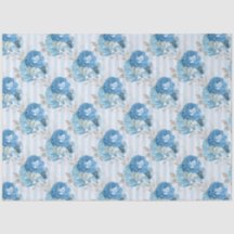 Blauw Bloemenserie Ontwerp 11