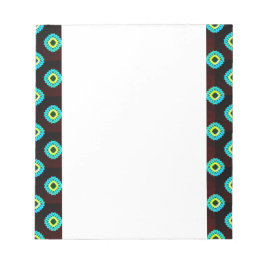 Blauw bloemig OT 96 Notitieblok