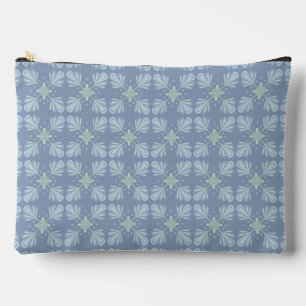 Blauw Bloemmotief Abstract Patroon Etui