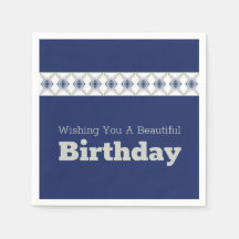 Blauw bloemmotief accent