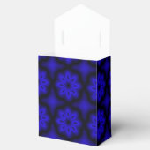 Blauw Bloemmotief Bedankdoosjes (Geopend)