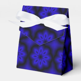 Blauw Bloemmotief Bedankdoosjes