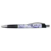 Blauw Bloemmotief Pen (Bovenkant)