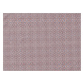 Blauw Bloemmotief  Roze en Bruin Tafelkleed (Voorkant (Horizontaal))