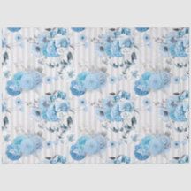 Blauw Bloemmotief Serie Design 10