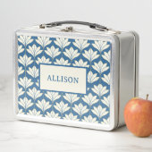  Blauw Bloempatroon Patroonnaam (In situ)