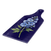 Blauw Bloemsnijplank Snijplank (Hoek)