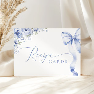 Blauw Bloemstuk Recept Bijlagekaart Kaart
